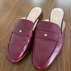 Kate Spade Caelyn 2 flat burgundy 8.5  women's